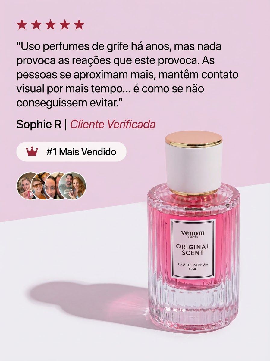 Coleção de Perfumes com Feromônios Venom™ 50mL