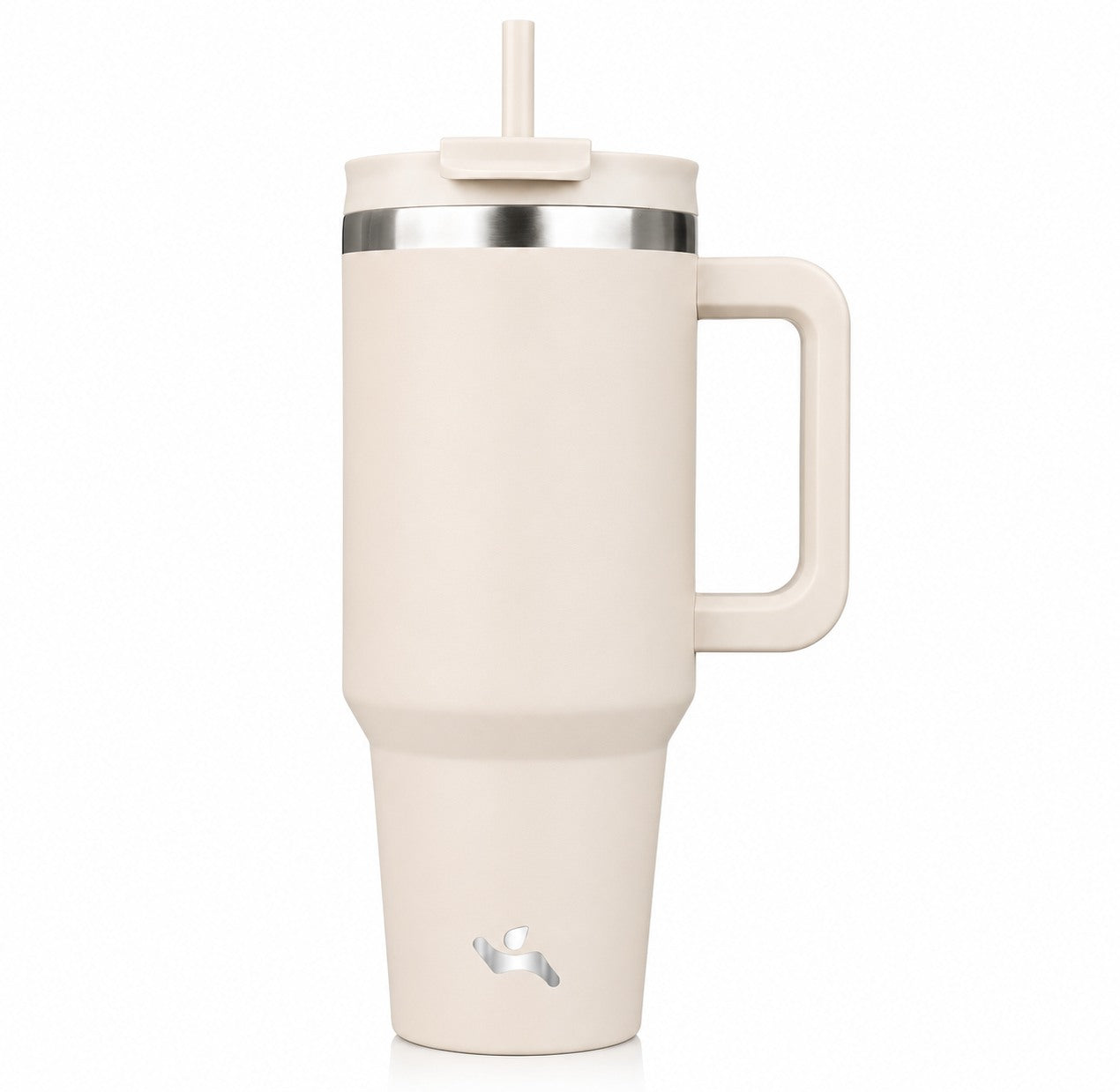 40oz Premium Tumbler with Handle & Straw