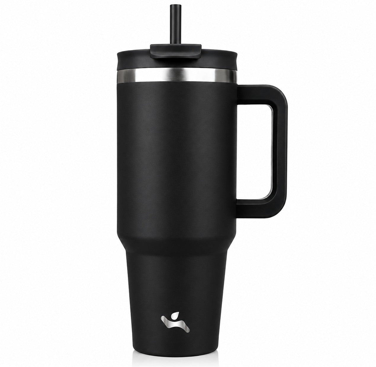 40oz Premium Tumbler with Handle & Straw